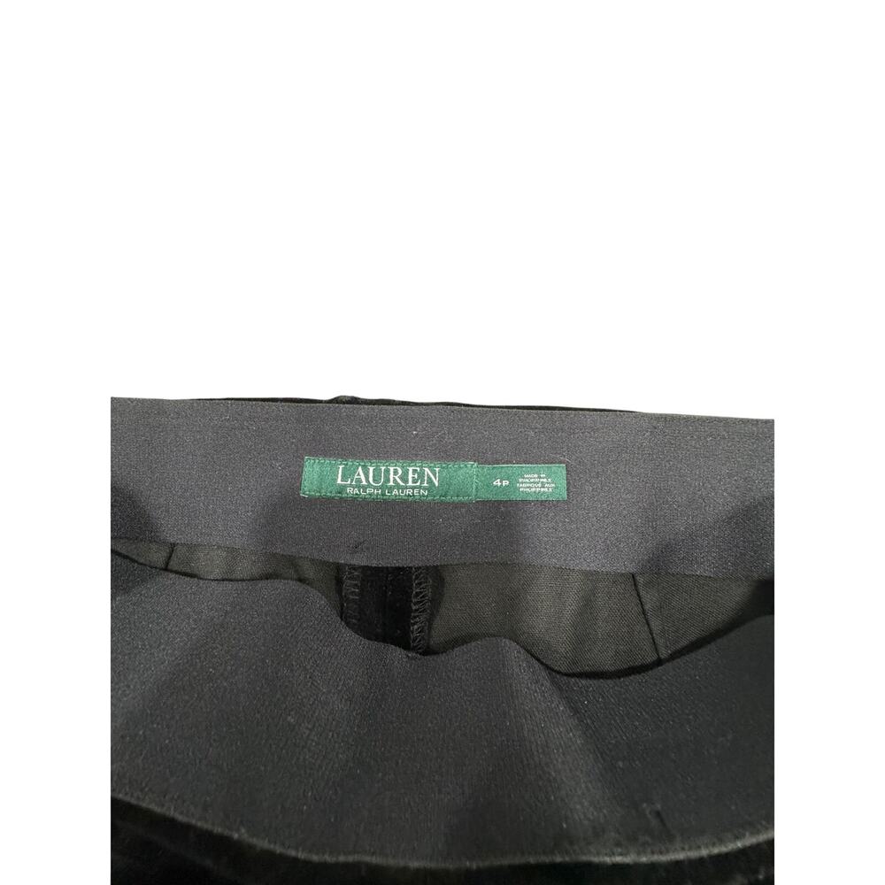 Ralph Lauren Women's velvet black Pants size 4P